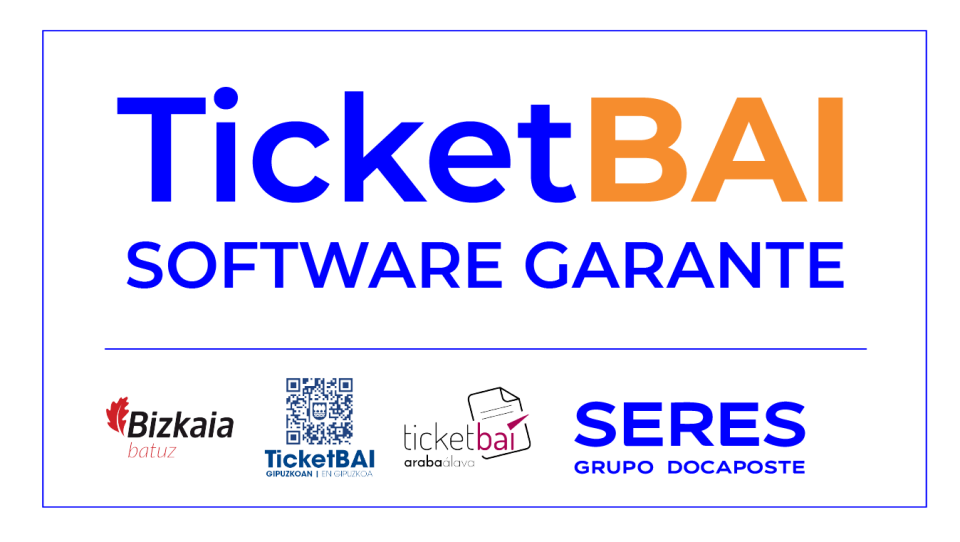 Sello TicketBAI v2_Azul y Naranja Sello TicketBAI v2_Azul y Naranja