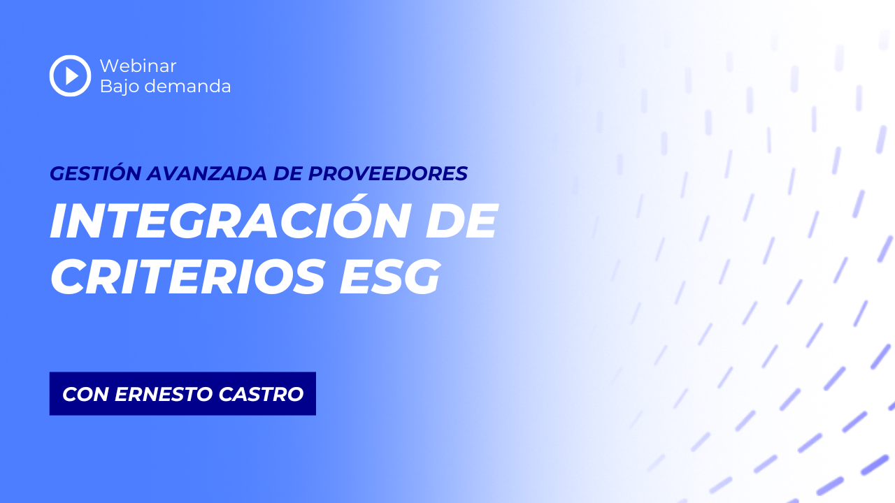 Criterios esg proveedores
