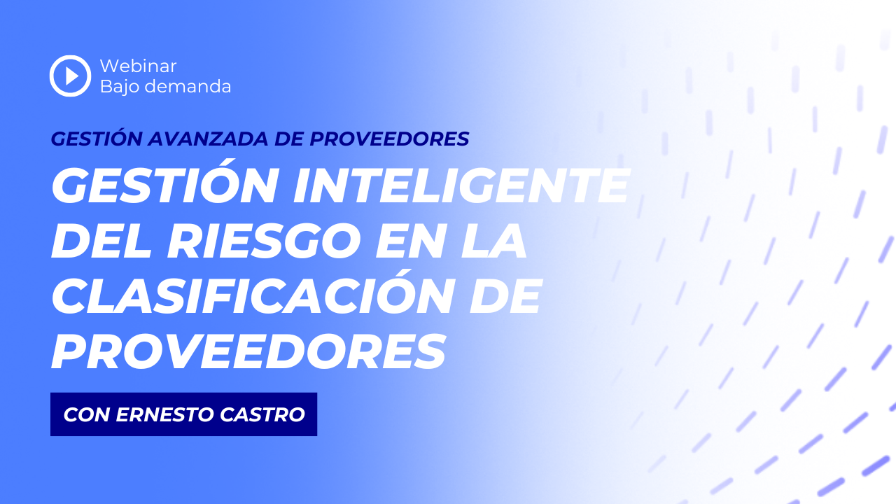Webinar noviembre gestión de proveedores