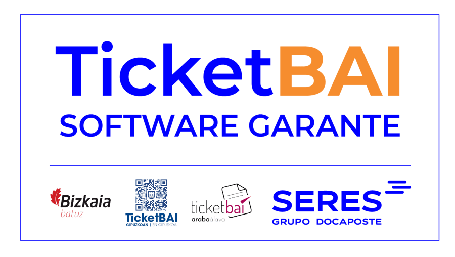 Sello TicketBAI v2_Azul y Naranja