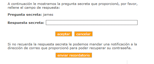 pregunta
