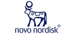 Logotipo Novo Nordisk , compañía global dedicada al cuidado de la salud