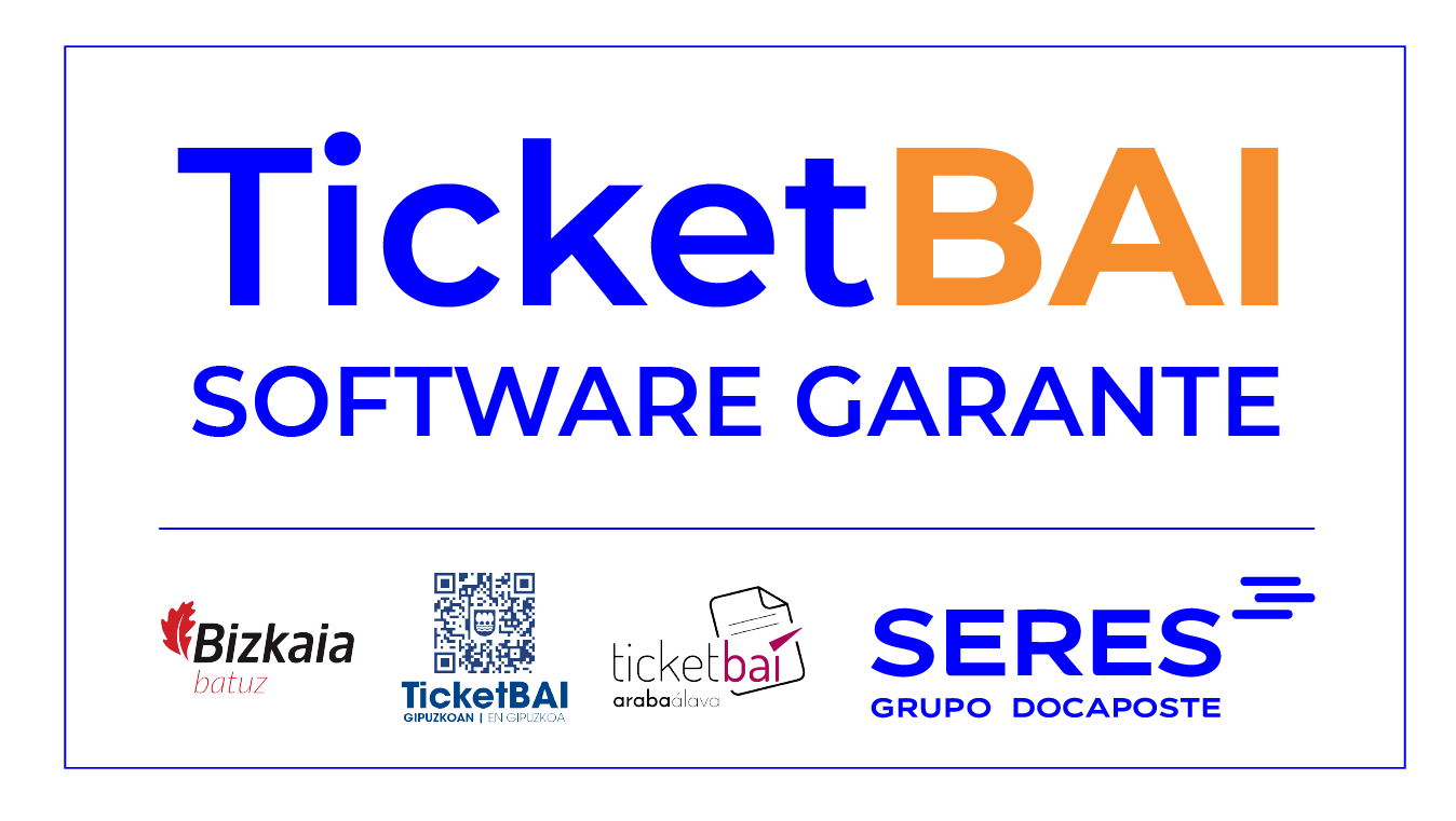 Sello TicketBAI v2_Azul y Naranja