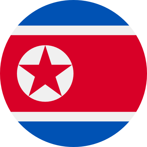 Bandera de Corea del Norte